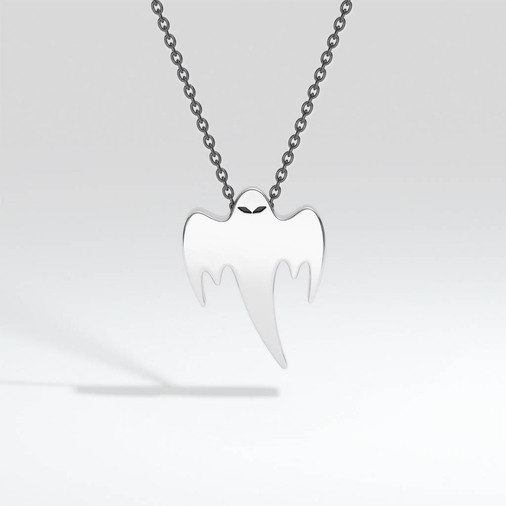 Ghost Pendant - Silver