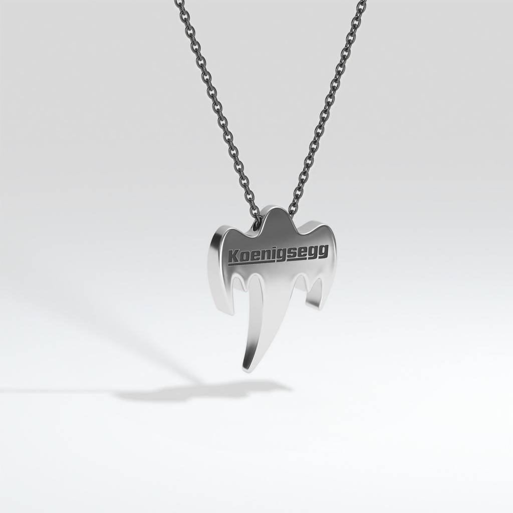Ghost Pendant - Silver
