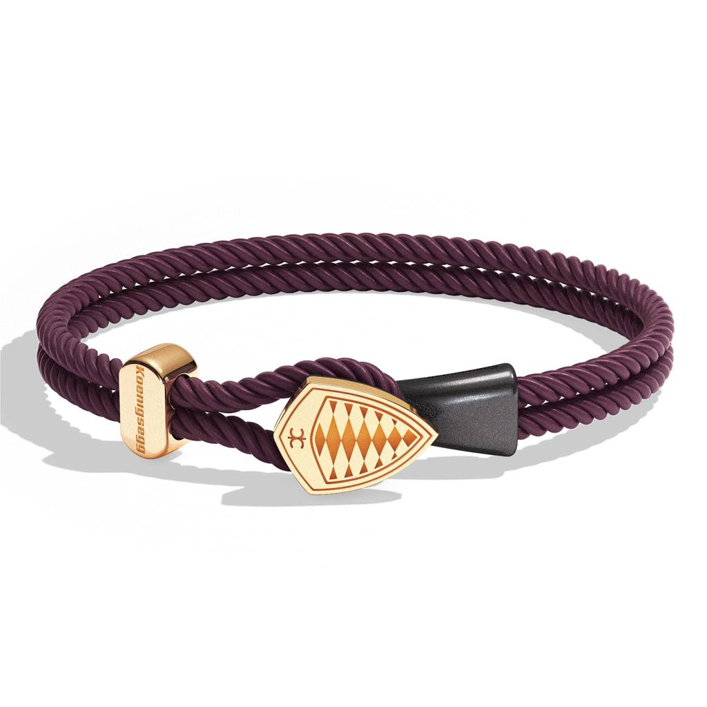 30 Years Of Performance Braided Bracelet - Gold