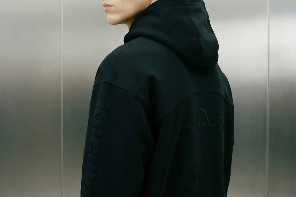 Ghost Fit Embossed Hoodie