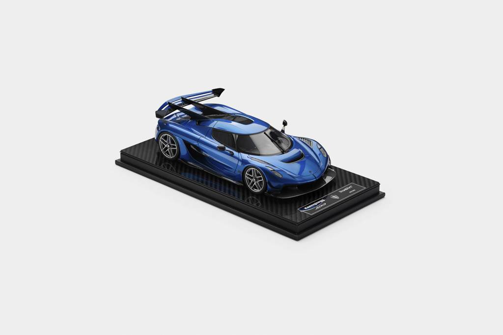 Jesko Attack Imperial Blue 1:18