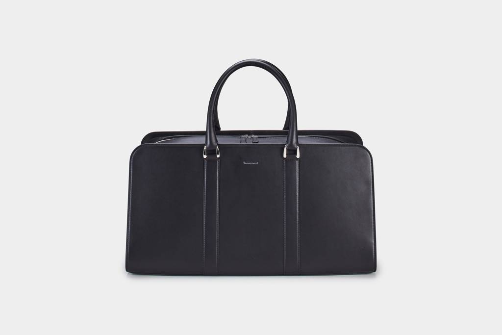 Leather Weekend Bag - Black