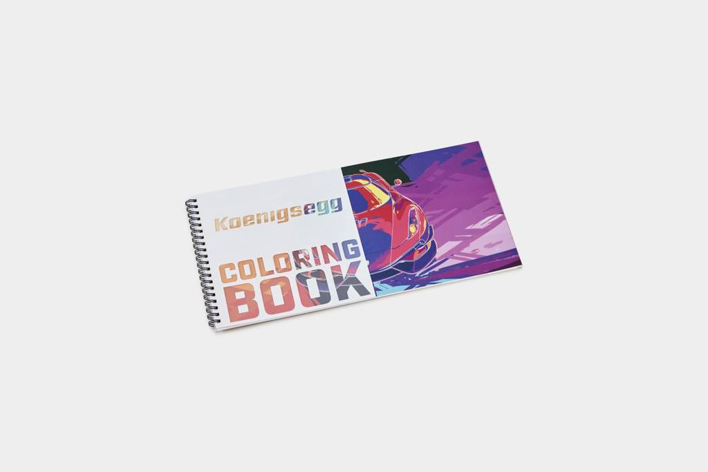 Koenigsegg Coloring Book