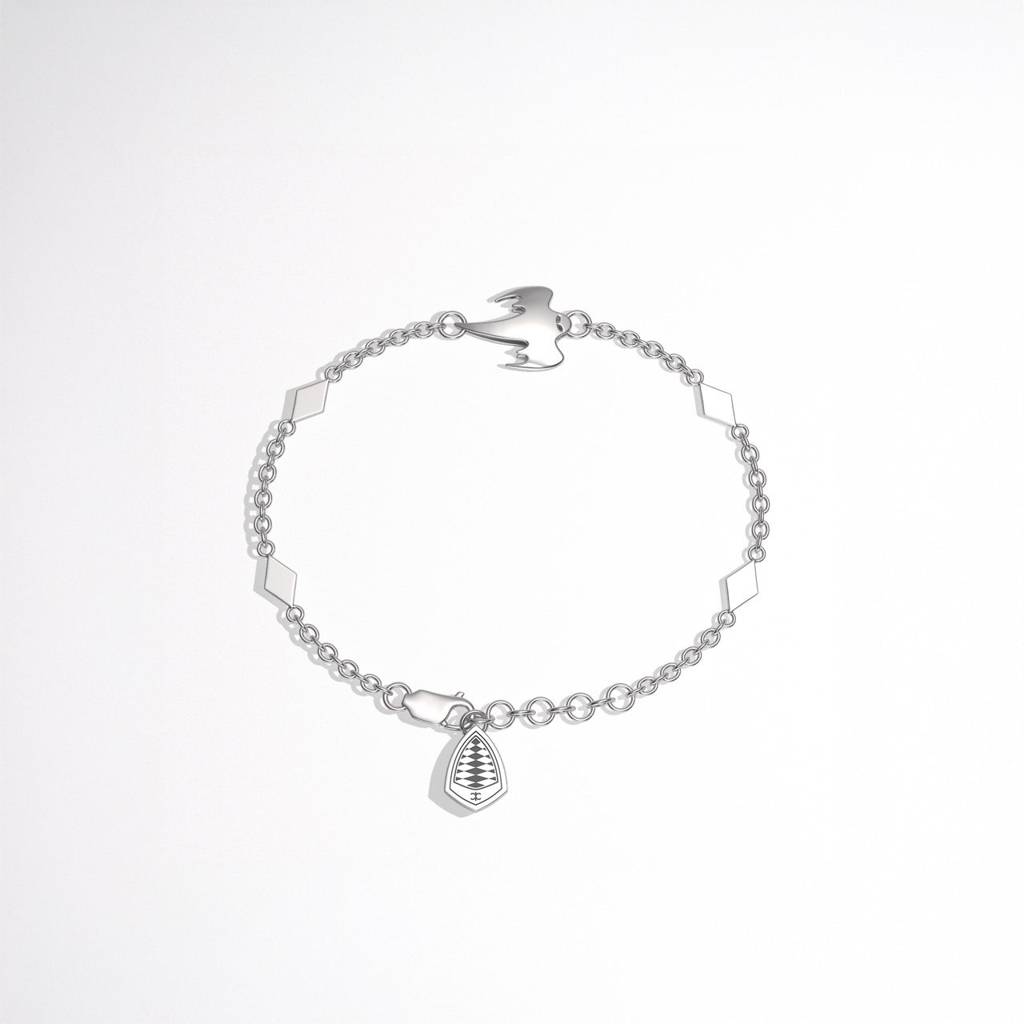 Ghost Silver Charm Bracelet