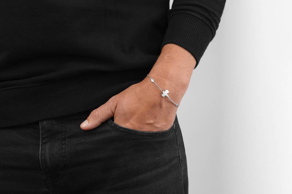 Ghost Silver Charm Bracelet