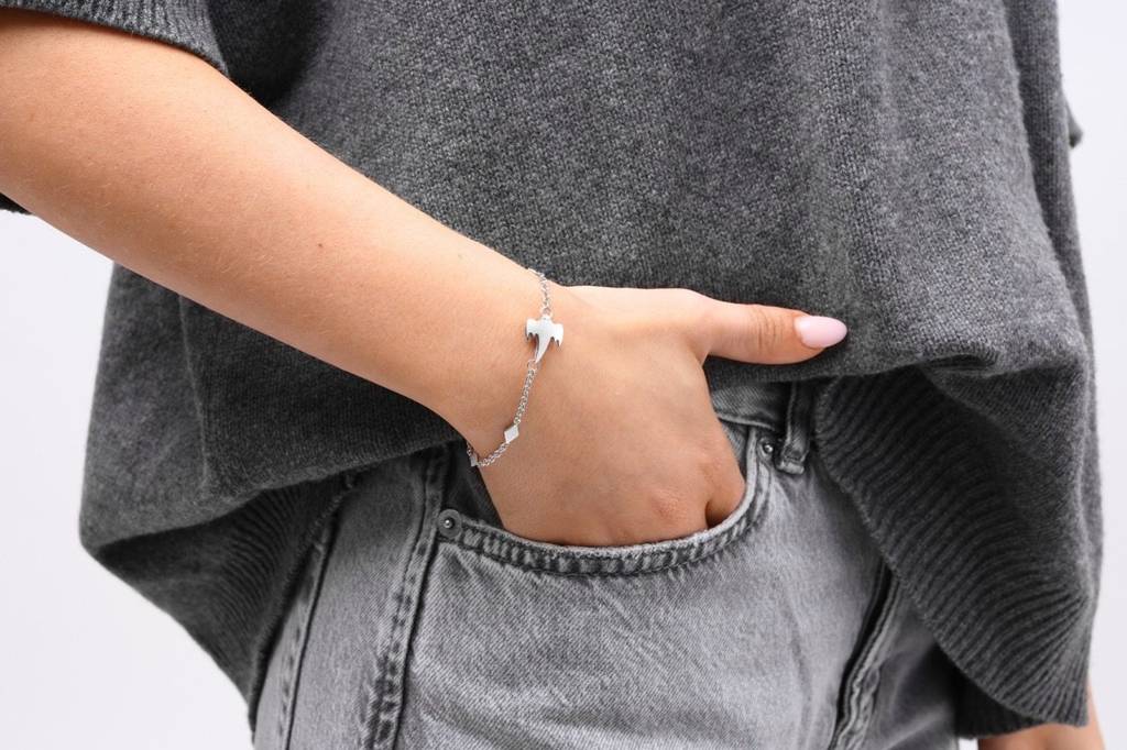 Ghost Silver Charm Bracelet