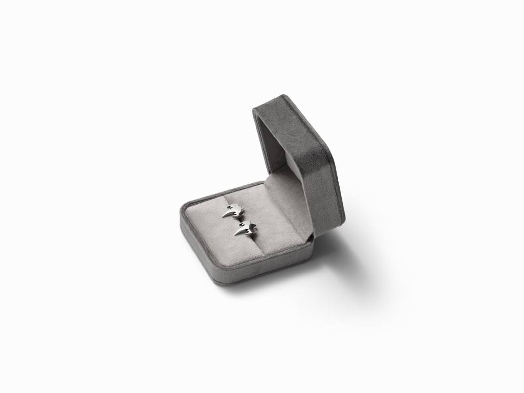 Ghost Sneaker Charm Silver - pair