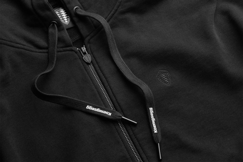 Koenigsegg Appliqué Zipped Hoodie