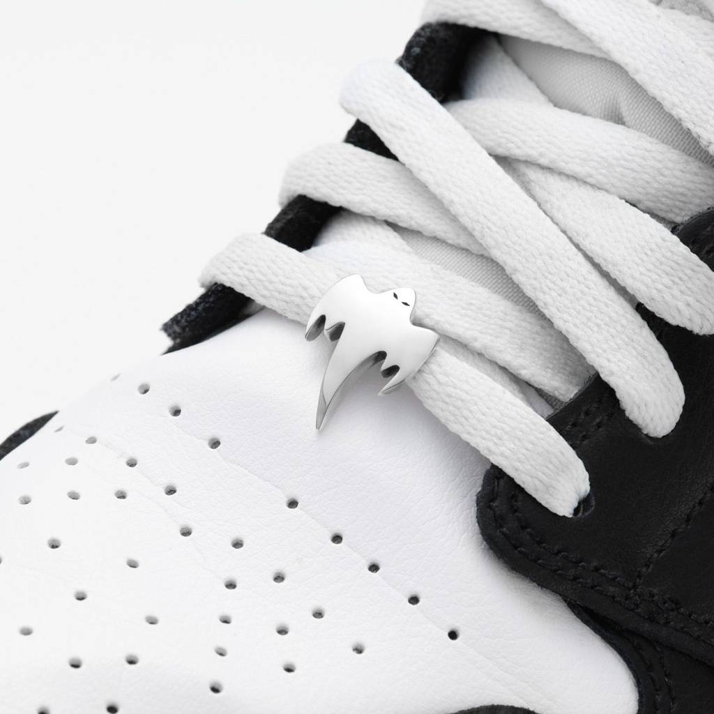 Ghost Sneaker Charm Silver - pair